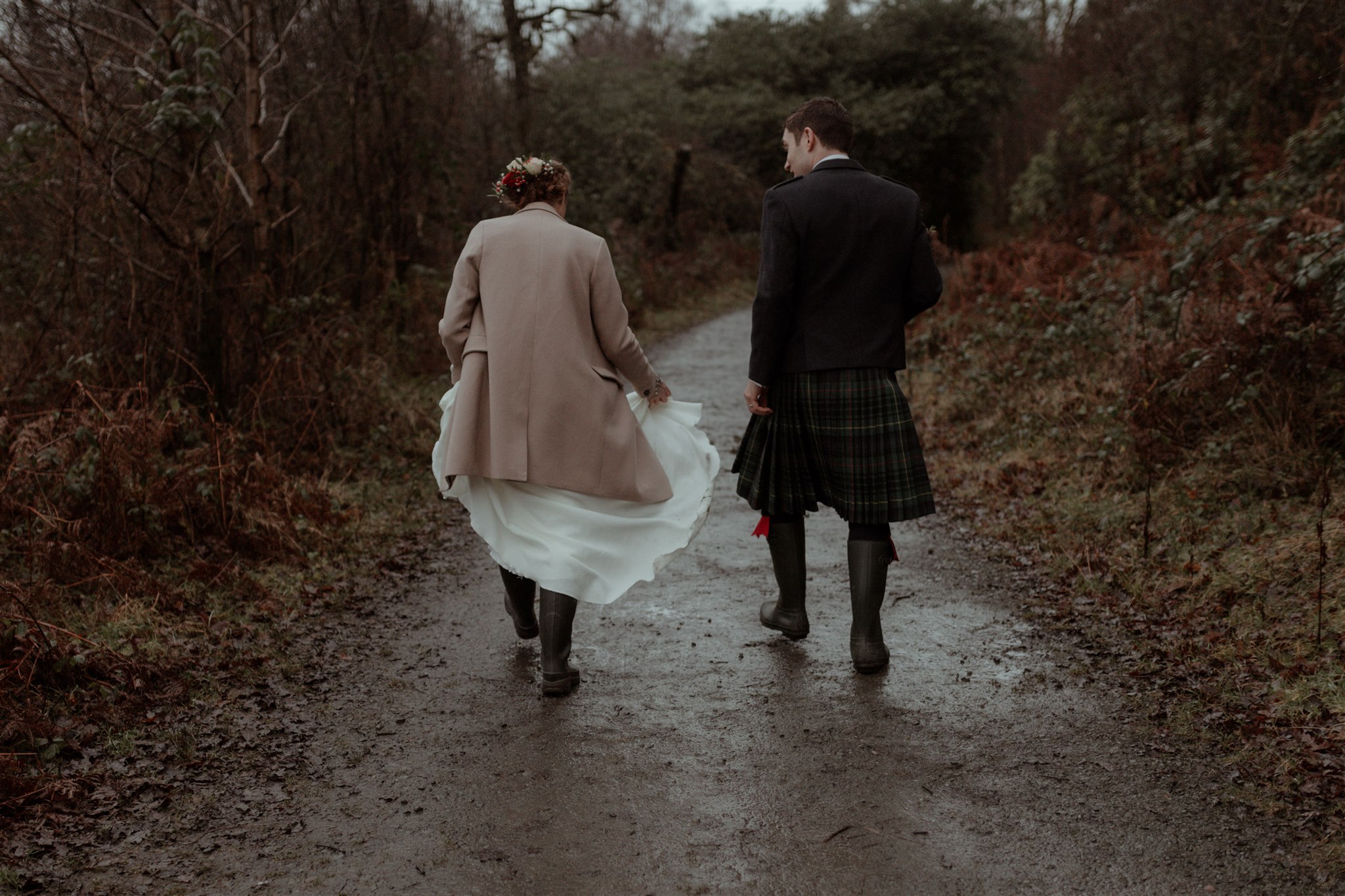 romantic Highlands Elopement photography scotland loch wedding