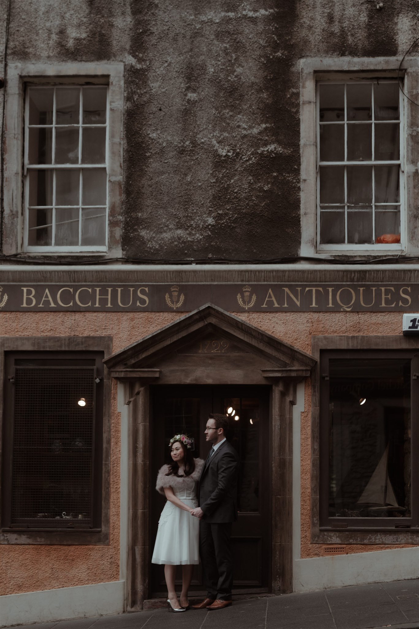 Edinburgh Couple's Photography elopement destination scotland romantic and modern