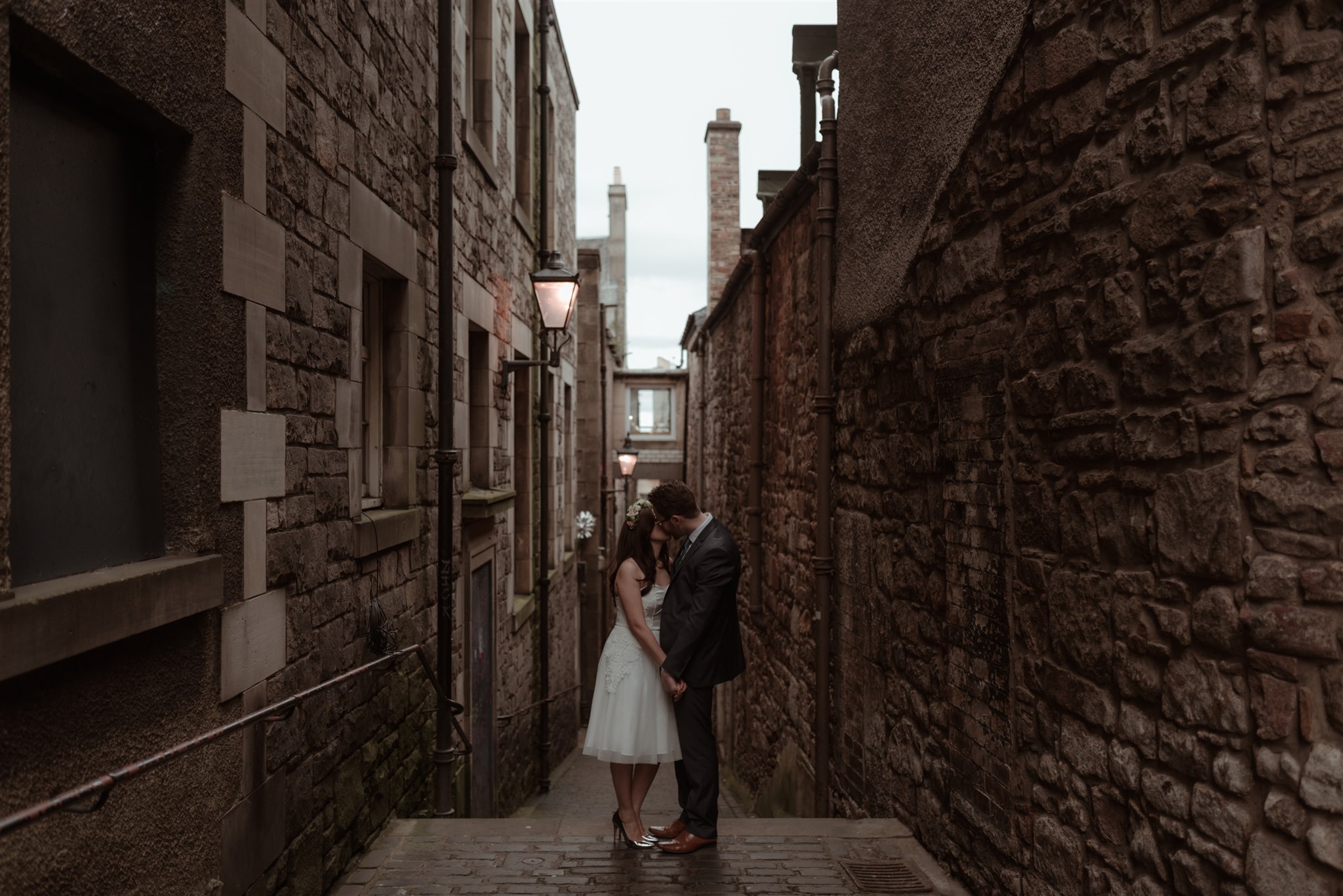 Edinburgh Couple's Photography elopement destination scotland romantic and modern