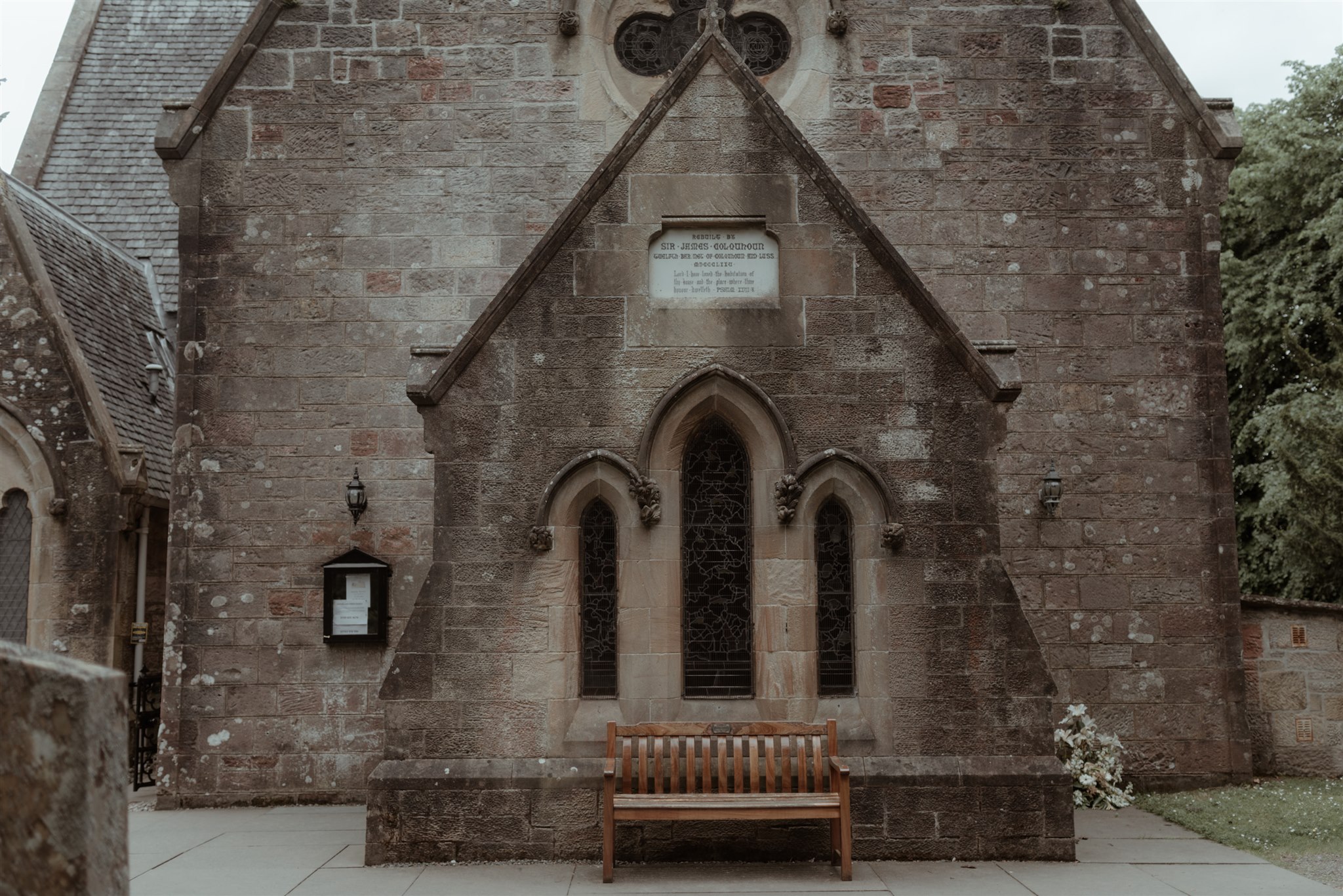 Loch Lomond elopement photography Scotland loss parish church and ardoch house