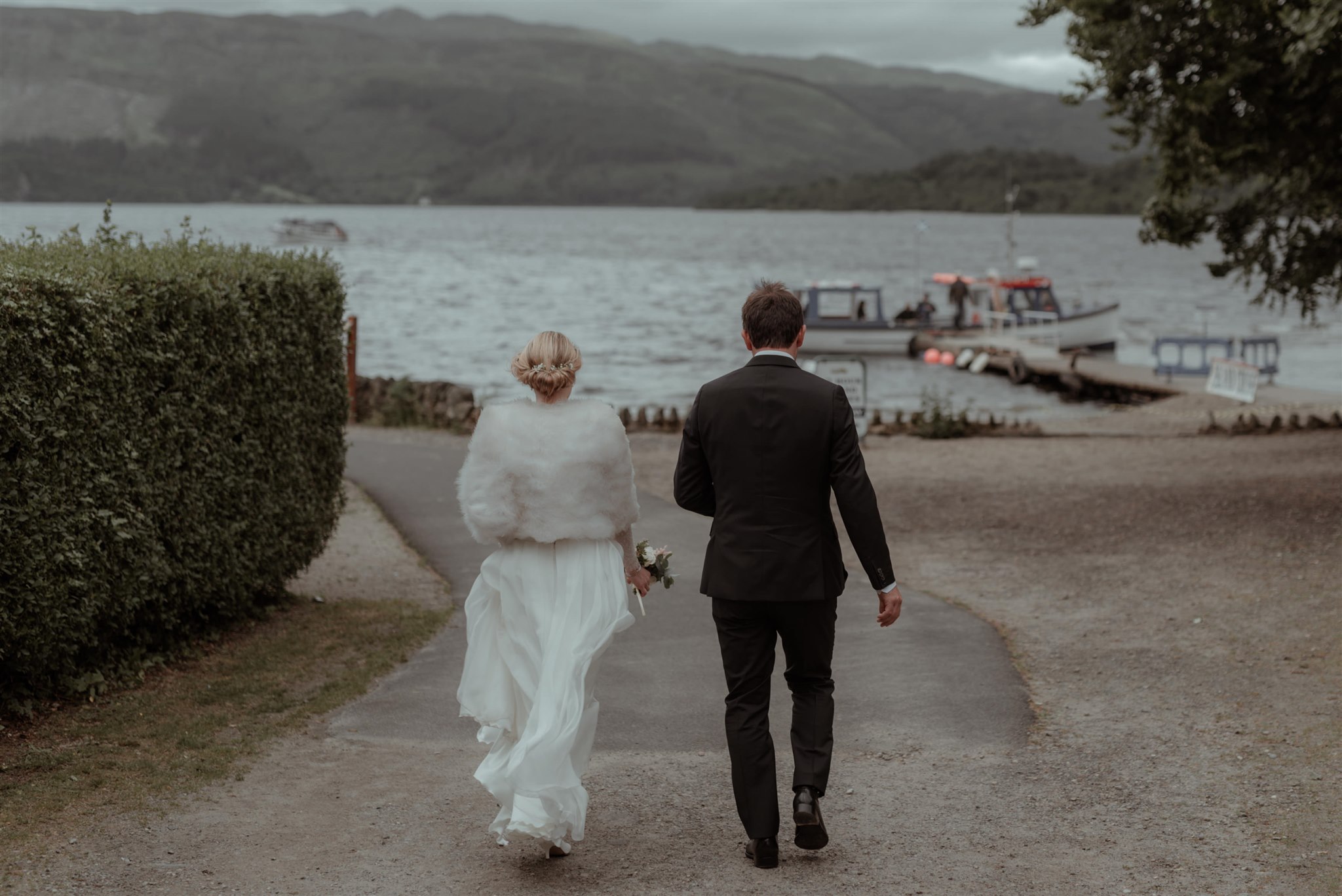 Loch Lomond elopement photography Scotland loss parish church and ardoch house