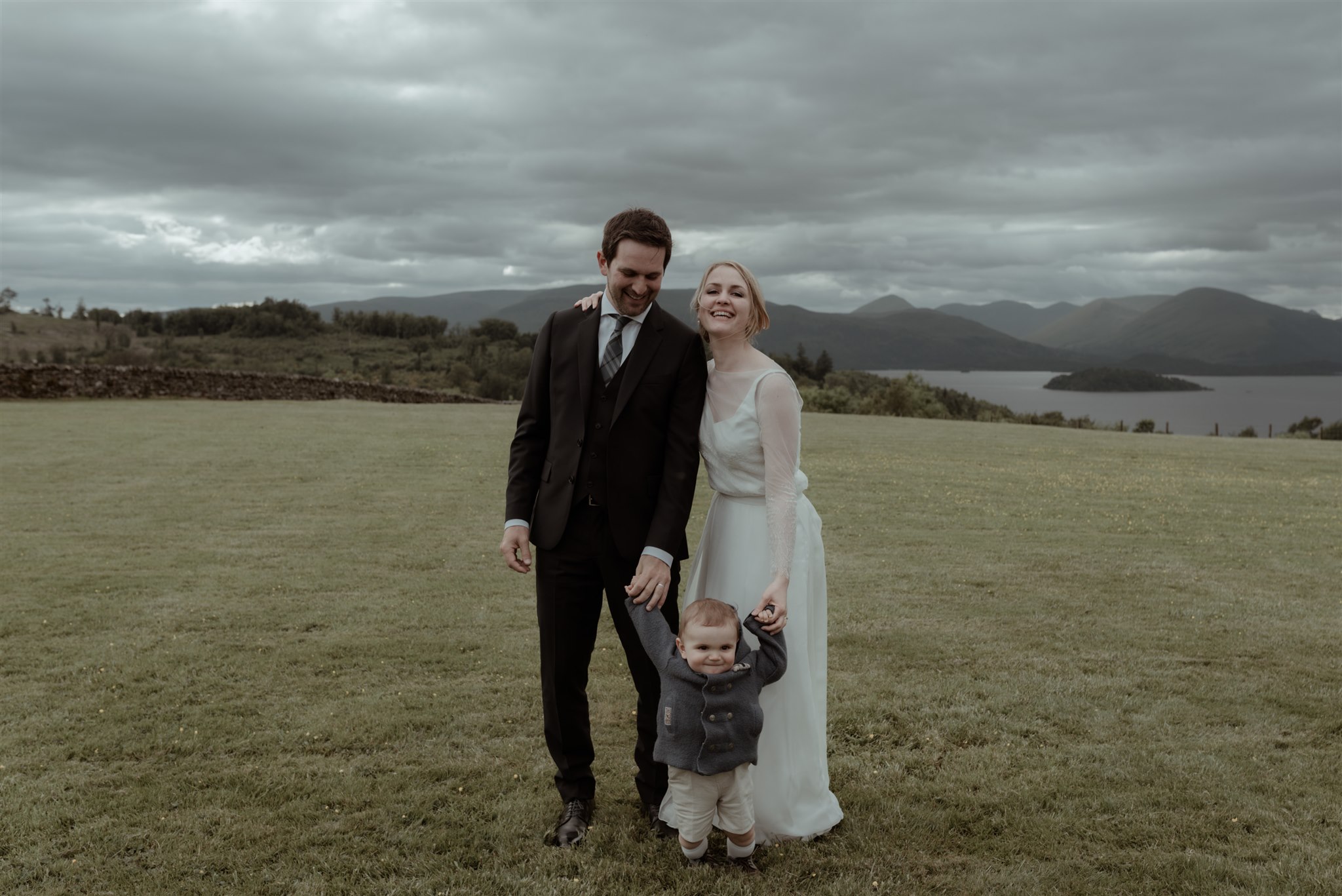 Loch Lomond elopement photography Scotland loss parish church and ardoch house