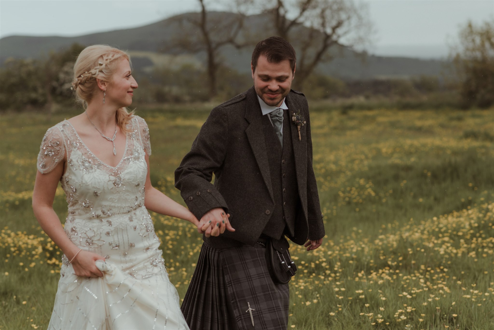 Pratis Barn Wedding Photography Scotland Modern romantic and candid style