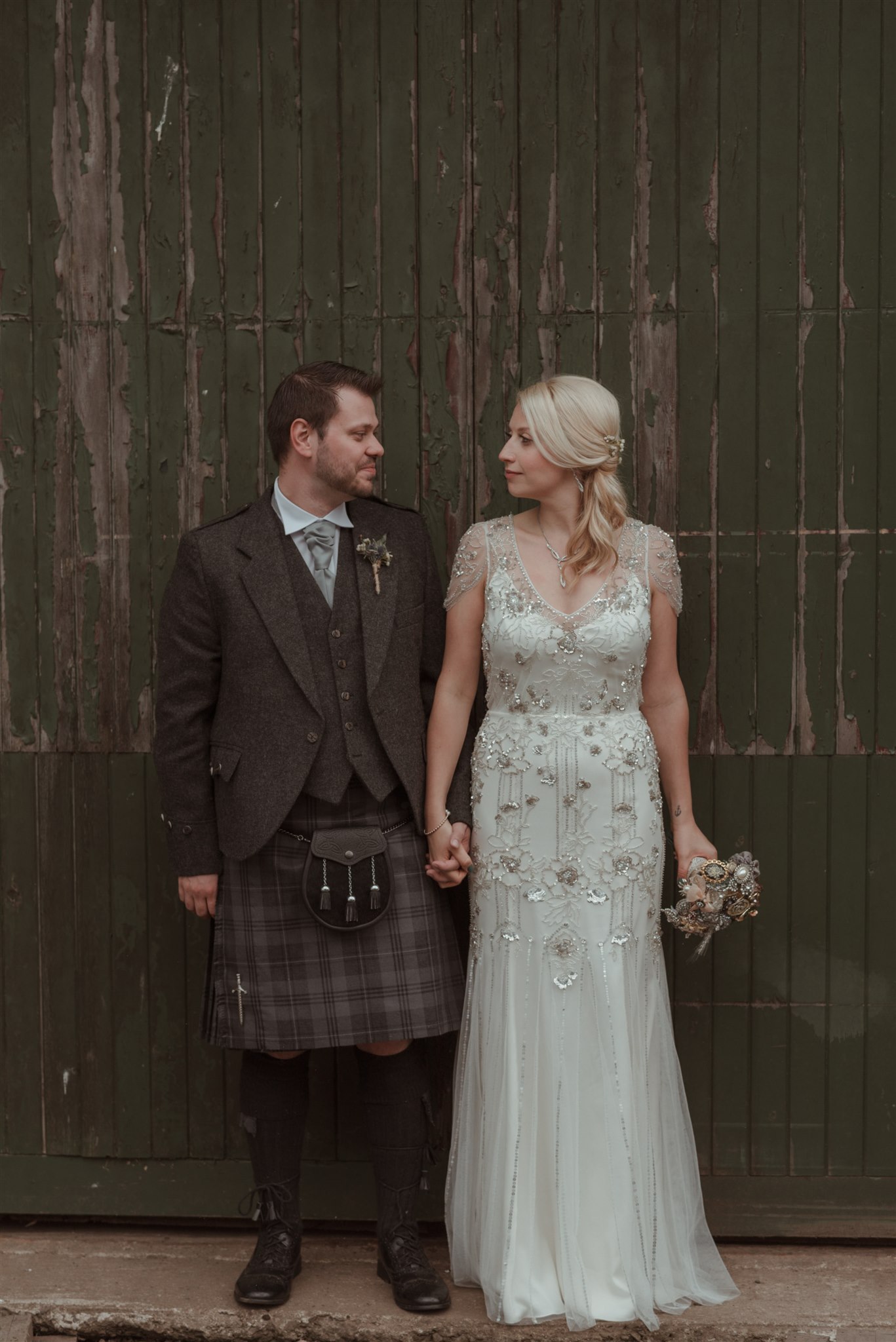 Pratis Barn Wedding Photography Scotland Modern romantic and candid style