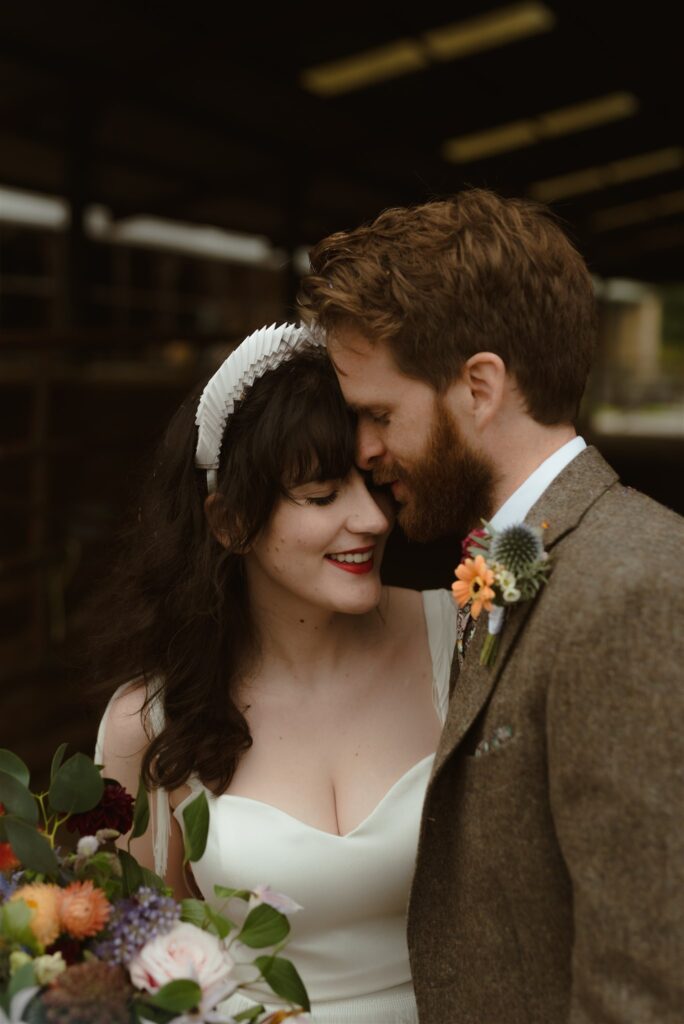 editorial wedding photographer uk, a couple embracing