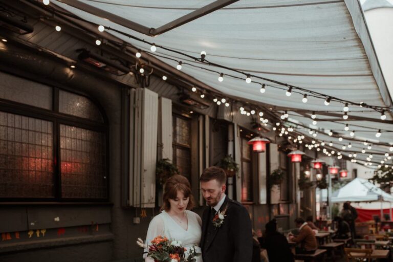 Cheers to Love and Laughter at Sloans: A Cozy Glasgow Pub Wedding by Glasgow wedding photographer