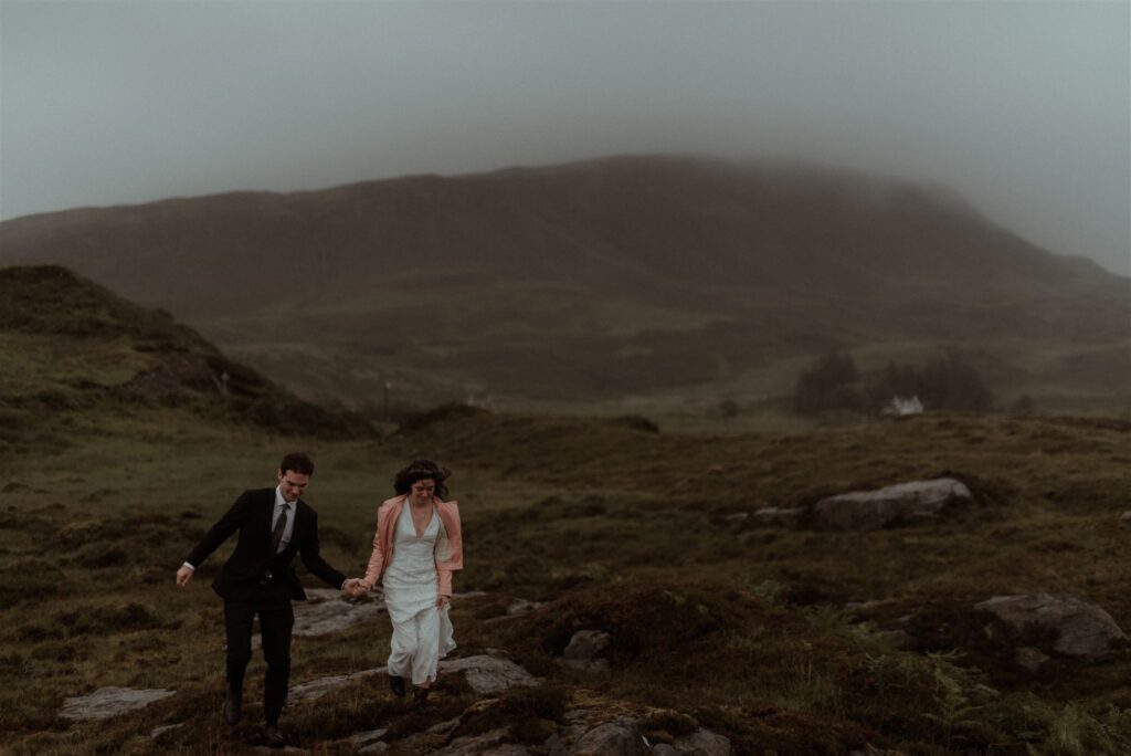Isle of Skye elopement photographer Glasgow Landscapes of scotland for weddings