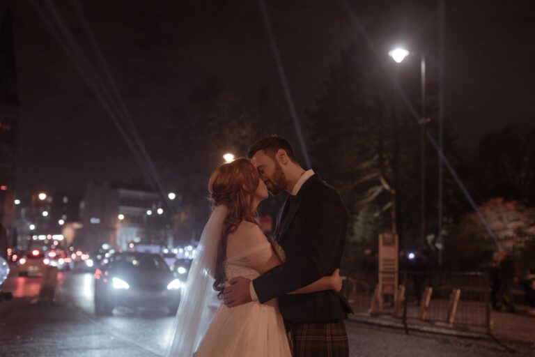 Winter Wedding in Glasgow | Oran Mor