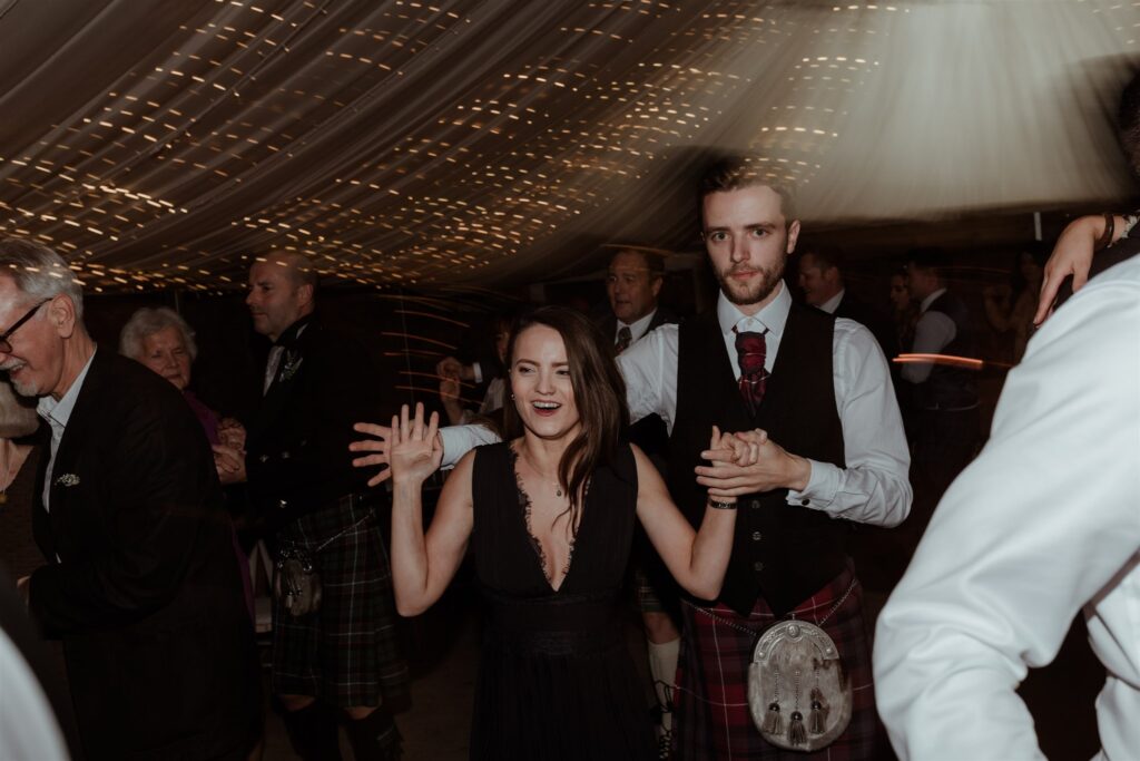 the cow shed crail wedding photography winter sparklers modern and romantic