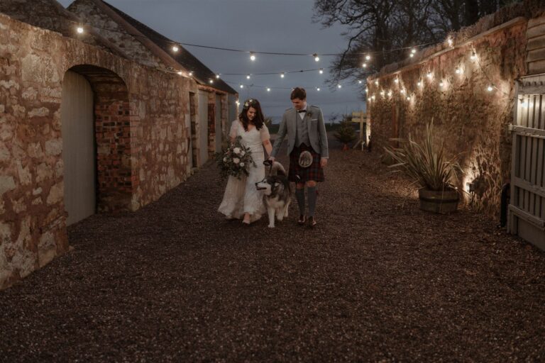 the Cow Shed Crail / a cosy winter wedding