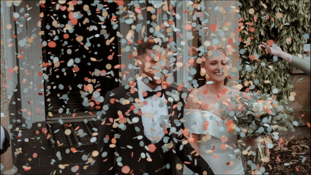 scotland wedding videographer elopement auchen castle unique retro dreamy romantic wedding films glasgow