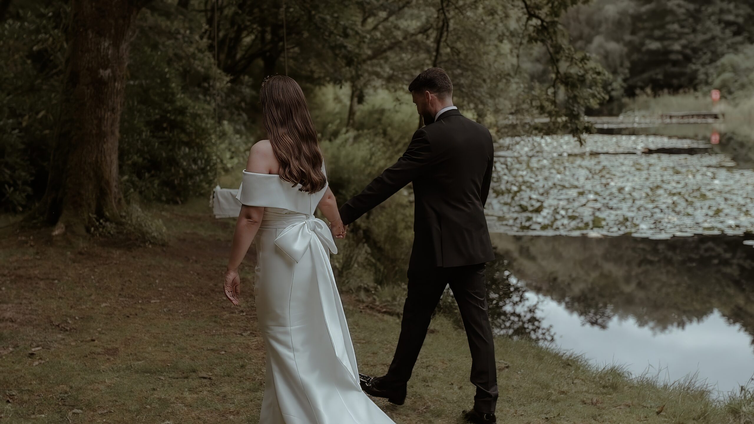 scotland wedding videographer auchen castle elopement video film unique and romantic