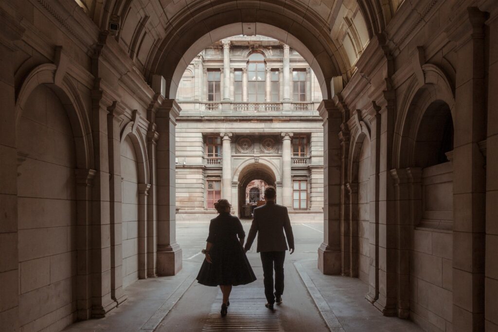 glasgow registry office wedding photography at Montrose street and the alchemist elopement packages in glasgow for 250