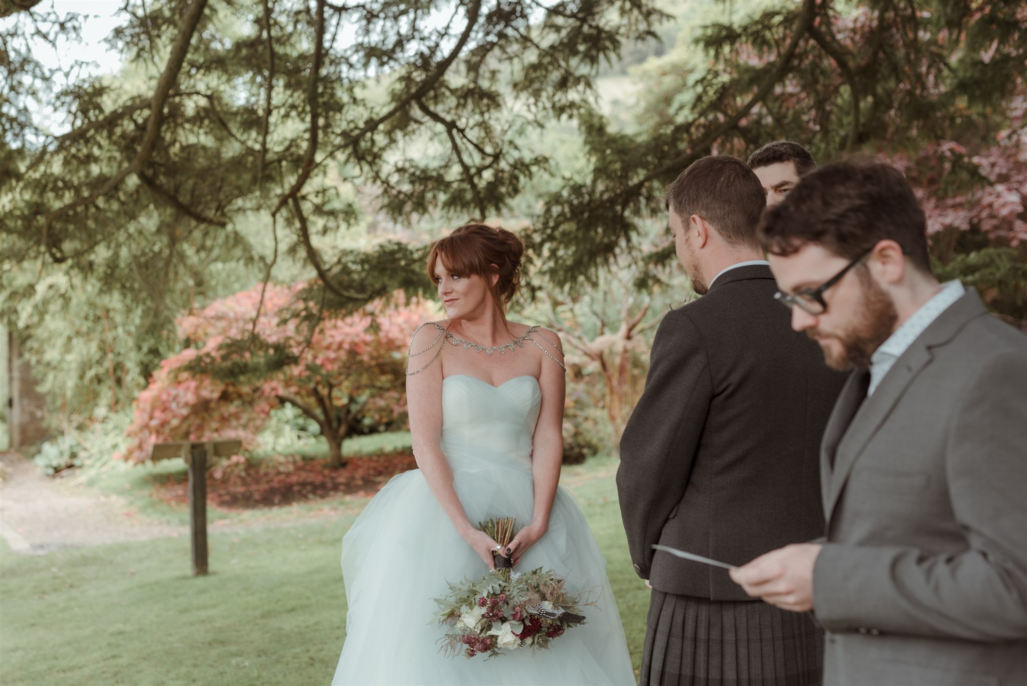 why wedding photography is important by a glasgow wedding photographer with images from Kelburn castle