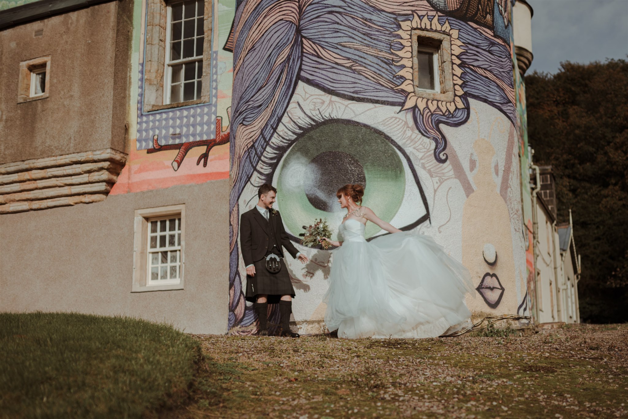 why wedding photography is important by a glasgow wedding photographer with images from Kelburn castle