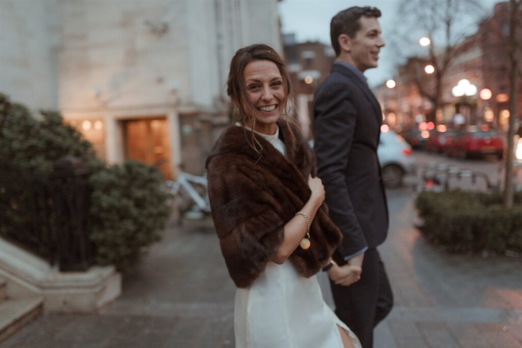 Islington Town Hall wedding photography ceremony, editorial wedding photographer