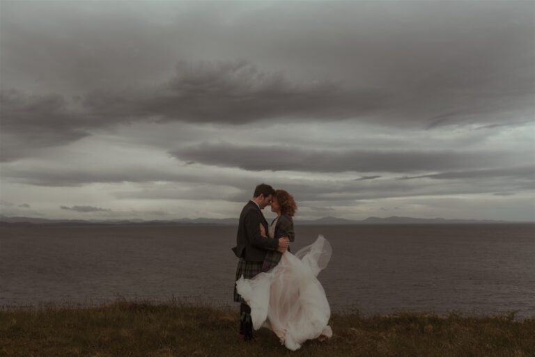 Isle of Skye Elopement / cloudy romance