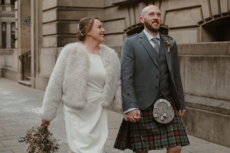 Montrose St Elopement Glasgow / The Bothy Glasgow Wedding