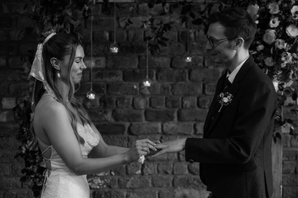 ring exchange at wedding in glasgow